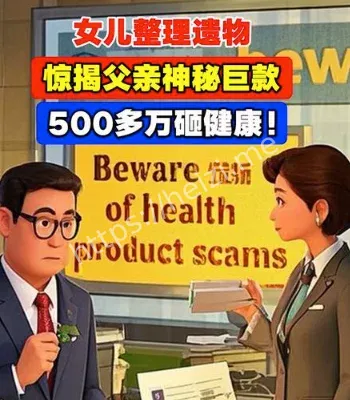 女儿发现父亲500多万遗产用于保健